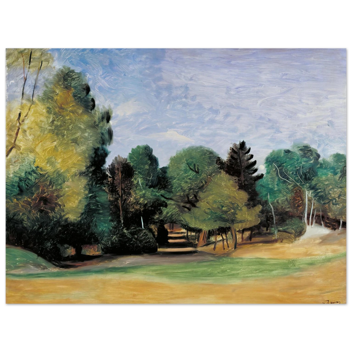 Andre Derain - LANDSCAPE NEAR BARBIZON 1922 75x100 cm / 30x40inches Fine Art Poster