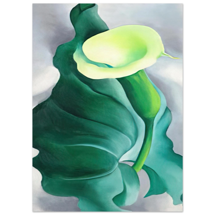 Georgia O'Keeffe - Calla Lily Lily-Yellow No. 2 Fine Art Poster