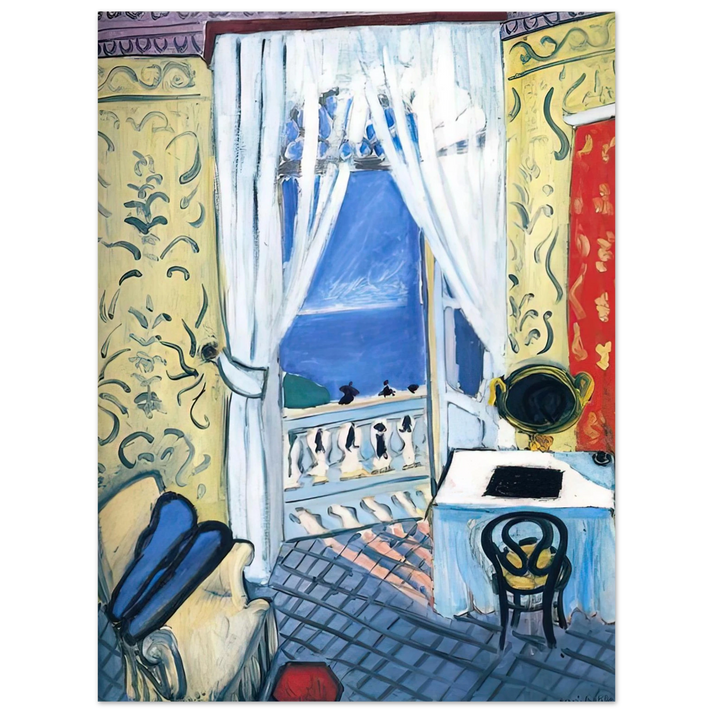 Henri Matisse - INTERIOR WITH A VIOLIN CASE 1919 75x100 cm / 30x40inches Fine Art Poster