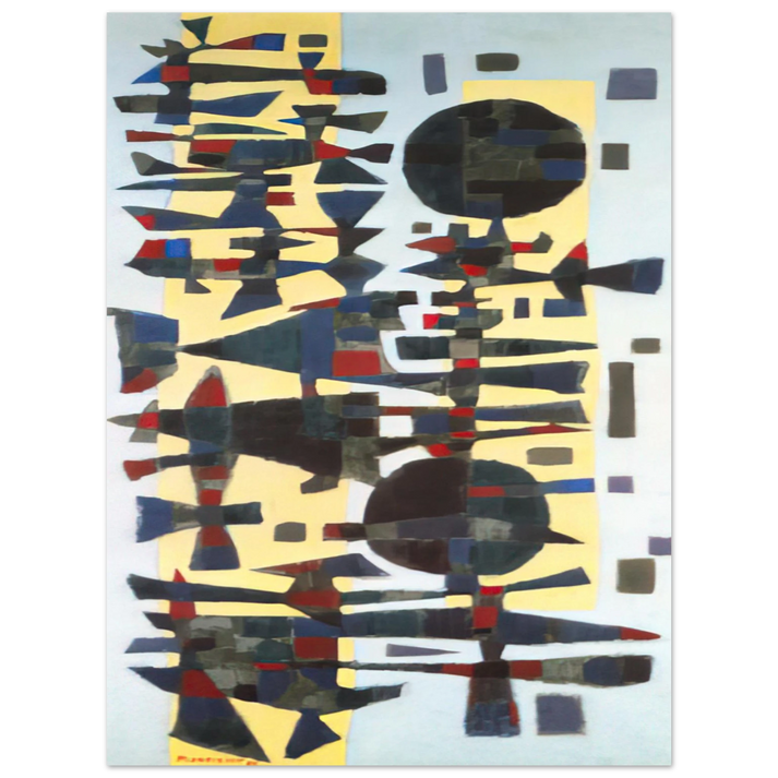 Alfred Manessier - Fête en Zeeland - 1955 75x100 cm / 30x40inches Fine Art Poster