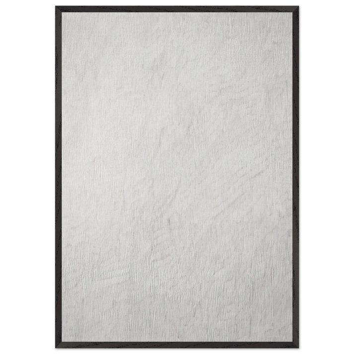 January 01 1972 Abstraction - Marcia Hafif 70x100 cm / 28x40 inches Framed Art Print – Black Wooden Frame
