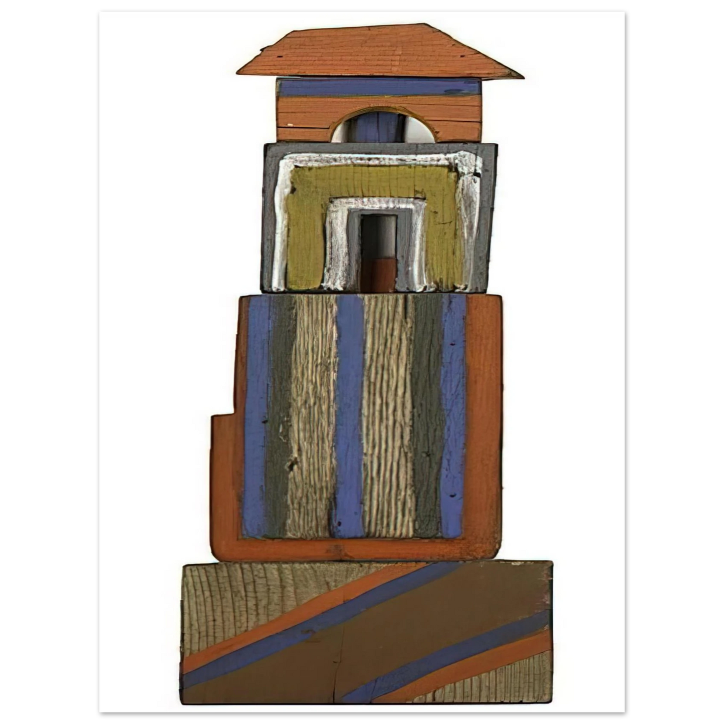 Betty Parsons - The Tower - 1969 75x100 cm / 30x40inches Fine Art Poster
