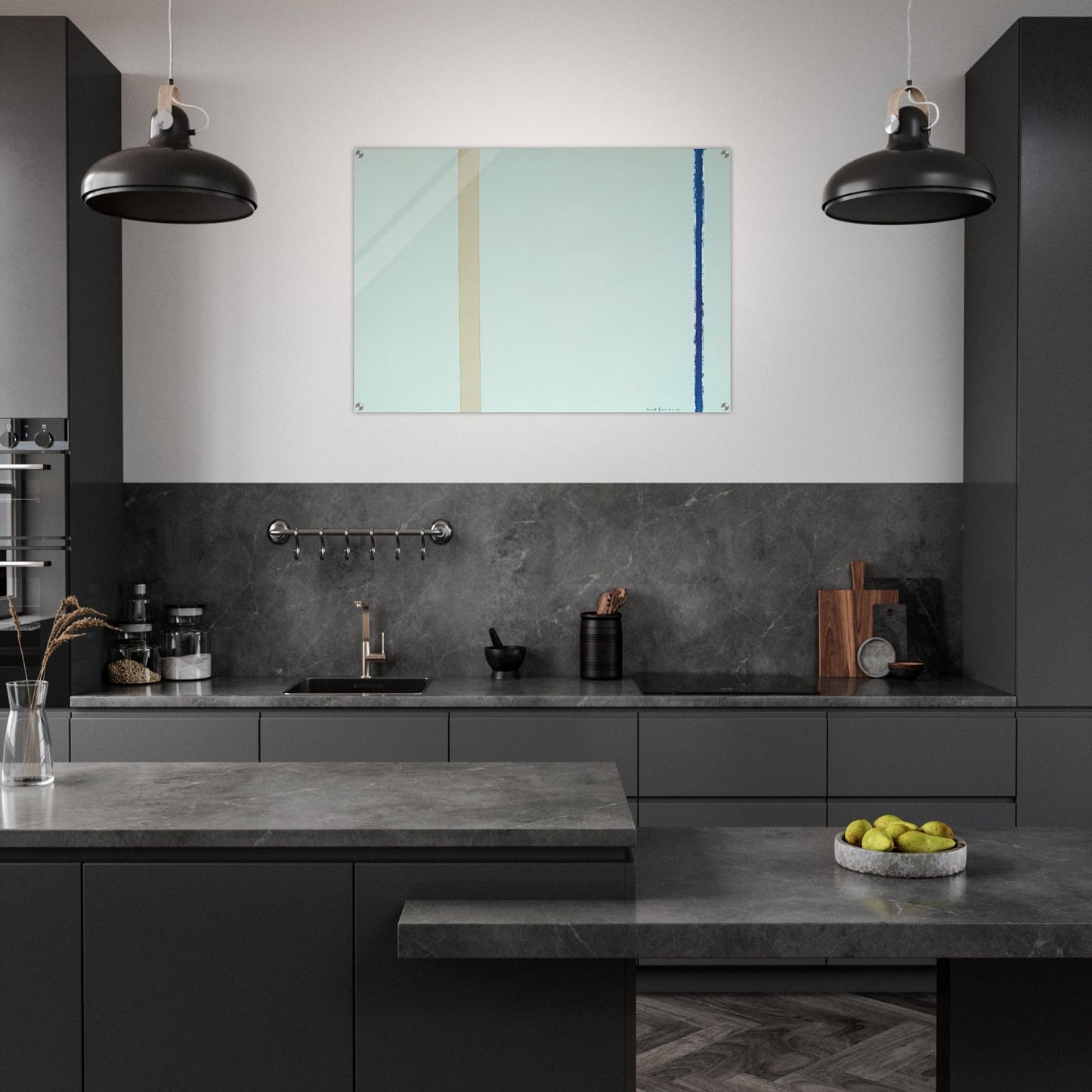 White Fire I - Barnett Newman Acrylic Print - 70x100 cm / 28x40″ inches