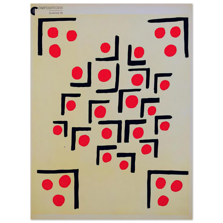 Sonia Delaunay - COMPOSITION 29 75x100 cm / 30x40inches Fine Art Poster