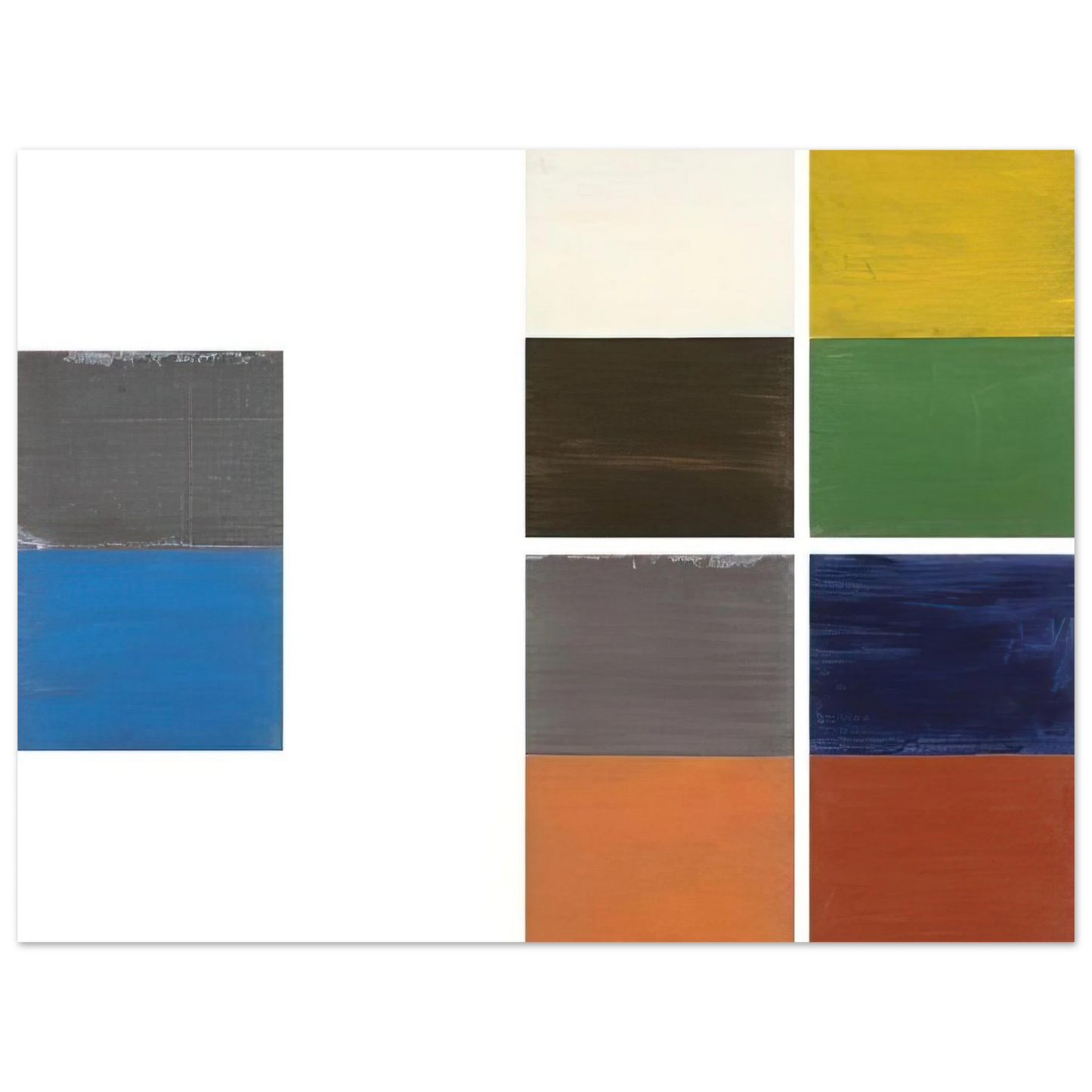 Gunther Forg - Untitled in 5 parts - 1987 75x100 cm / 30x40inches Fine Art Poster