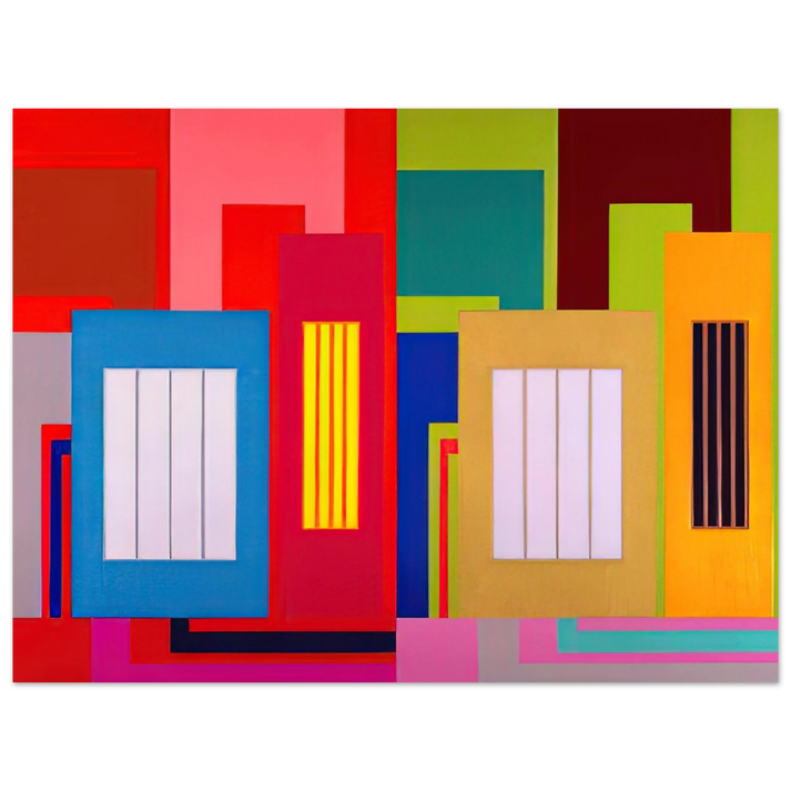 Peter Halley - Super Size - 2000 75x100 cm / 30x40inches Fine Art Poster