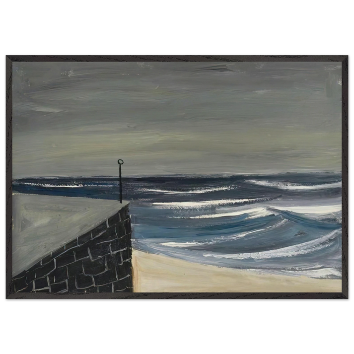 Sennen - 1950 - William Scott 70x100 cm / 28x40 inches Framed Art Print – Black Wooden Frame