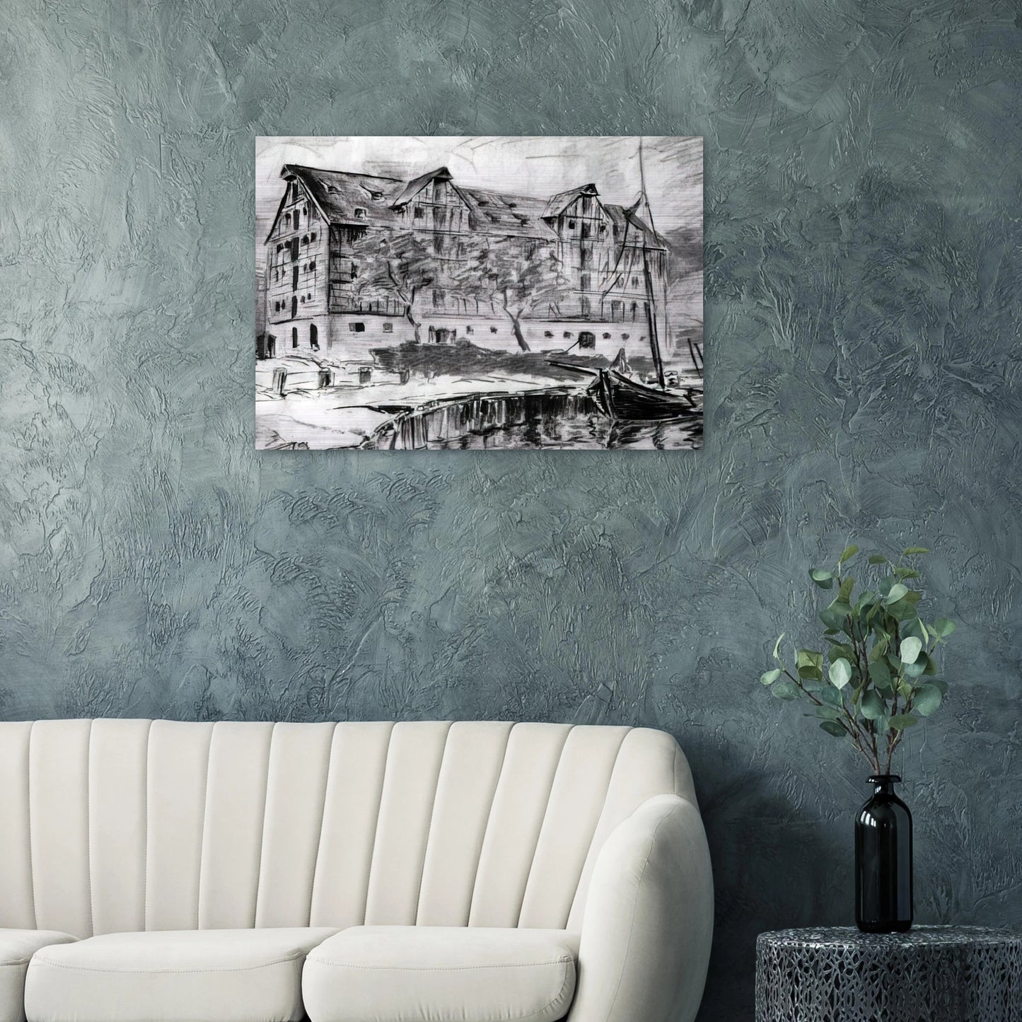 Untitled - 1926 - Konrad Zuse Brushed Aluminum Print - 70x100 cm / 28x40 inches | Konrad Zuse Aluminum Print | Konrad Zuse Prints