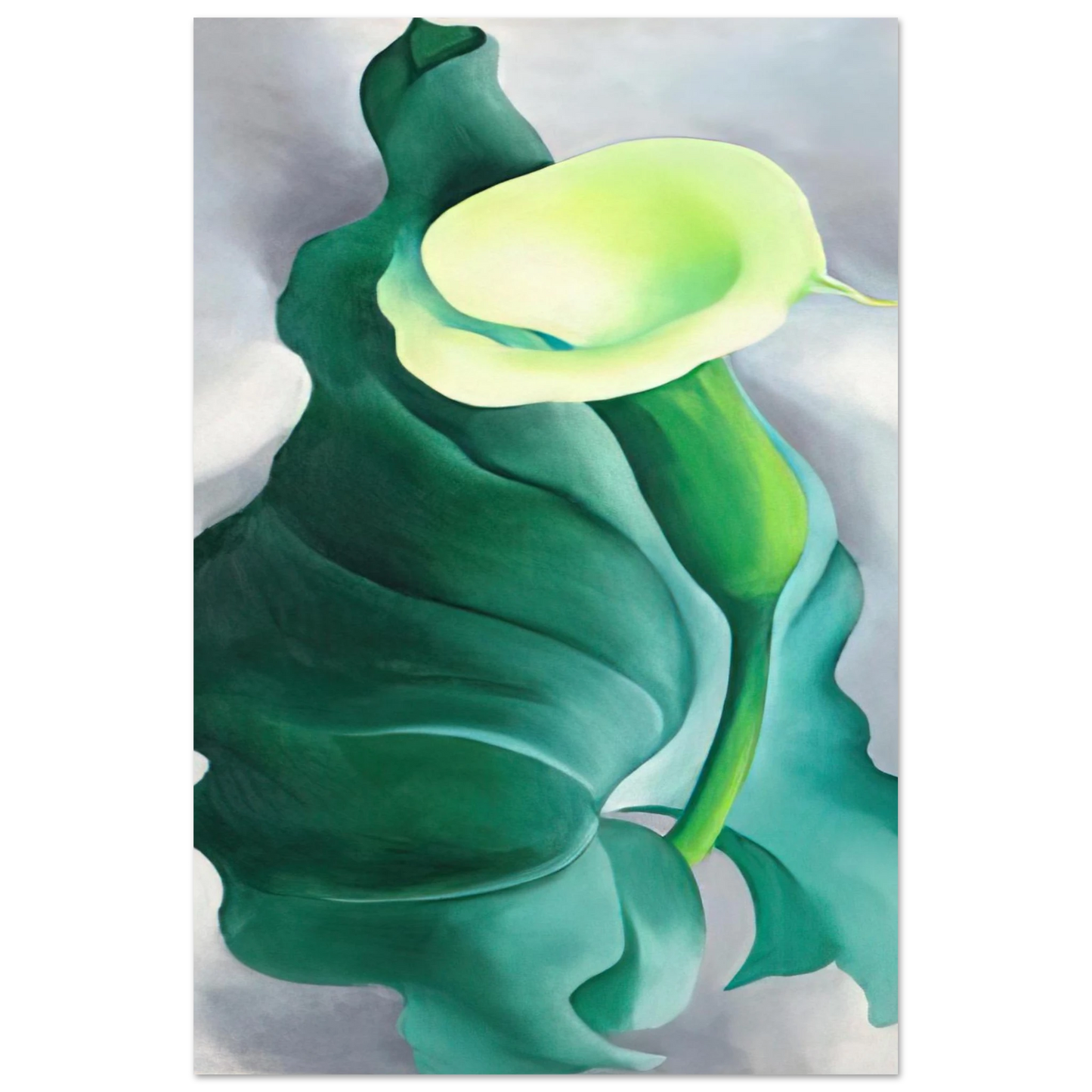 Georgia O'Keeffe - Calla Lily Lily-Yellow No. 2 Fine Art Poster