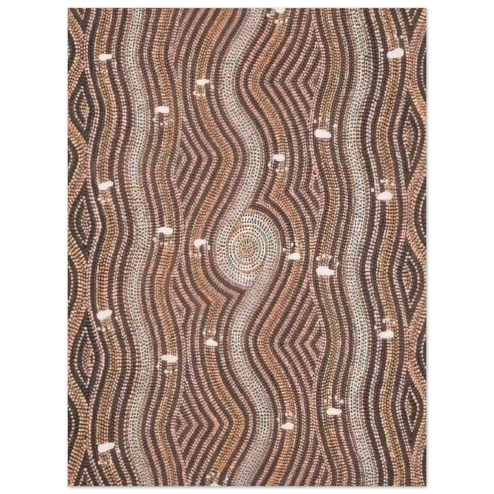 Clifford Possum Tjapaltjarri - Possum Dreaming - 1985 75x100 cm / 30x40inches Fine Art Poster