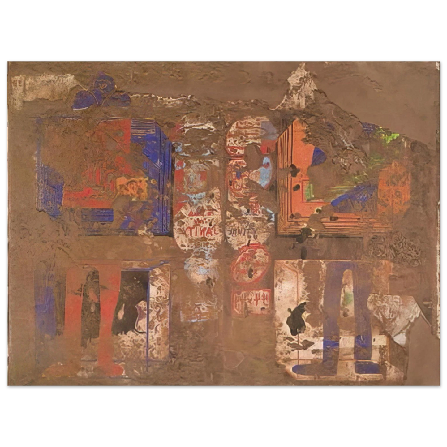 Dieter Roth - Graphic with Cocoa - 1968 75x100 cm / 30x40inches Fine Art Poster