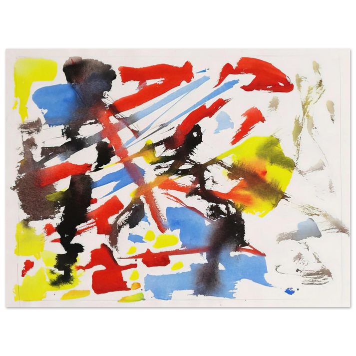 Ernst Wilhelm Nay - Farbspiele - 1952 75x100 cm / 30x40inches Fine Art Poster