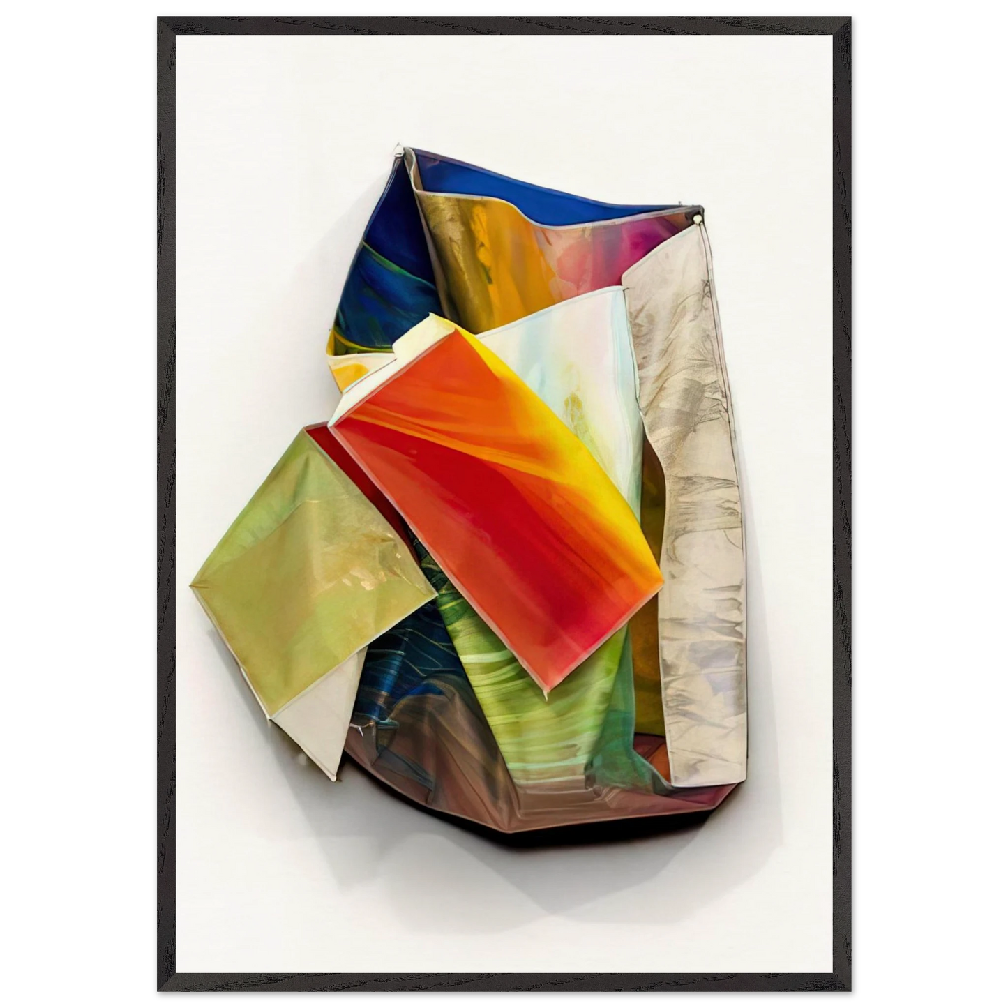 Sac 2 - Sam Gilliam 70x100 cm / 28x40 inches Framed Art Print – Black Wooden Frame