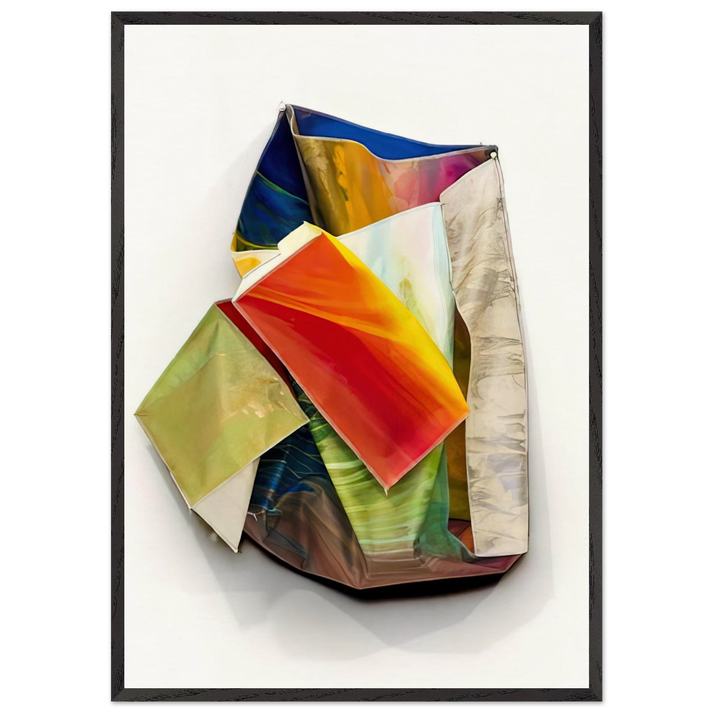Sac 2 - Sam Gilliam 70x100 cm / 28x40 inches Framed Art Print – Black Wooden Frame