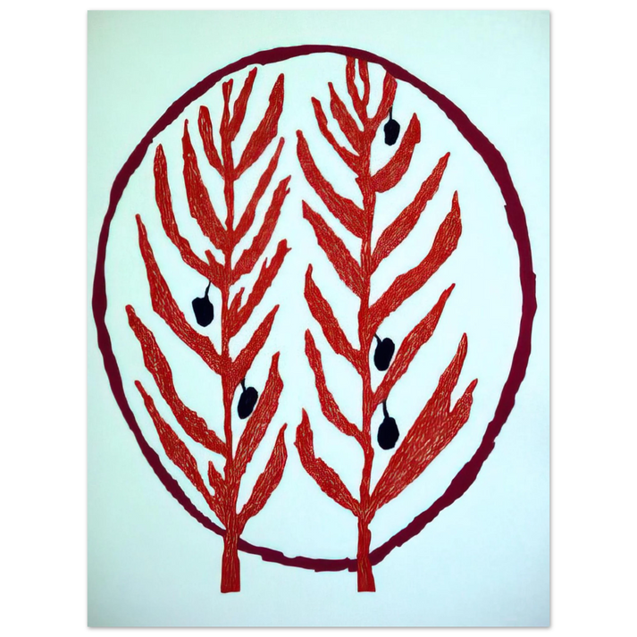 Louise Bourgeois - THE OLIVE BRANCH 2004 75x100 cm / 30x40inches Fine Art Poster