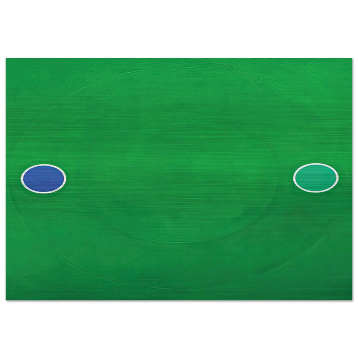 Green Melt - 1966 - Thomas Downing Brushed Aluminum Print - 70x100 cm / 28x40 inches | Thomas Downing Aluminum Print | Thomas Downing Prints