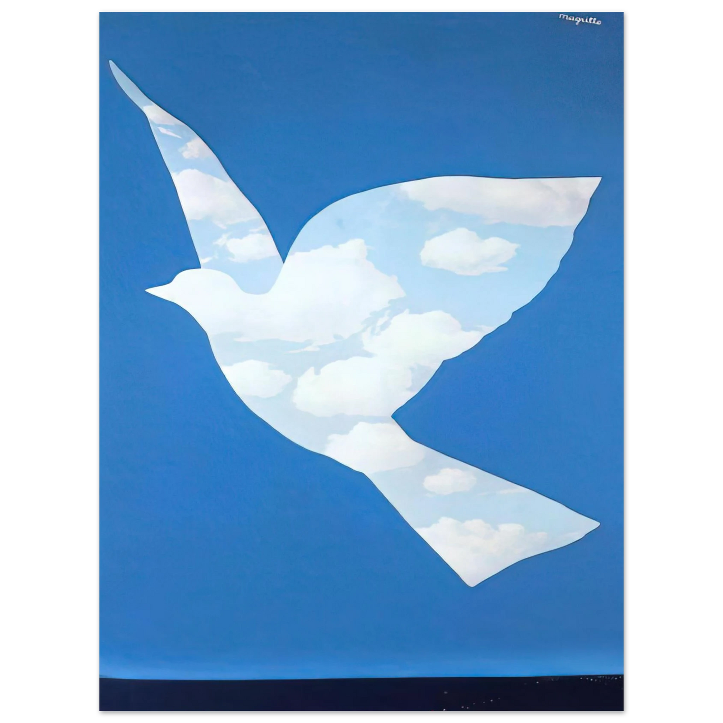 Rene Magritte - THE PROMISE 1966 75x100 cm / 30x40inches Fine Art Poster