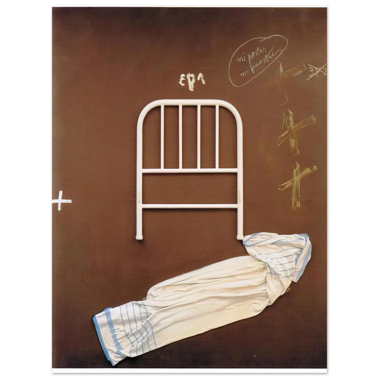Antoni Tapies - NO DOORS OR WINDOWS 1993 75x100 cm / 30x40inches Fine Art Poster