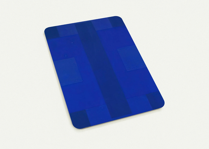 Blue Painting - 1953 By Ad Reinhardt Pack of 10 Post Cards | Ad Reinhardt Post Cards | A6 (10.5 x 14.8 cm) - 4.1 x 5.8 inches