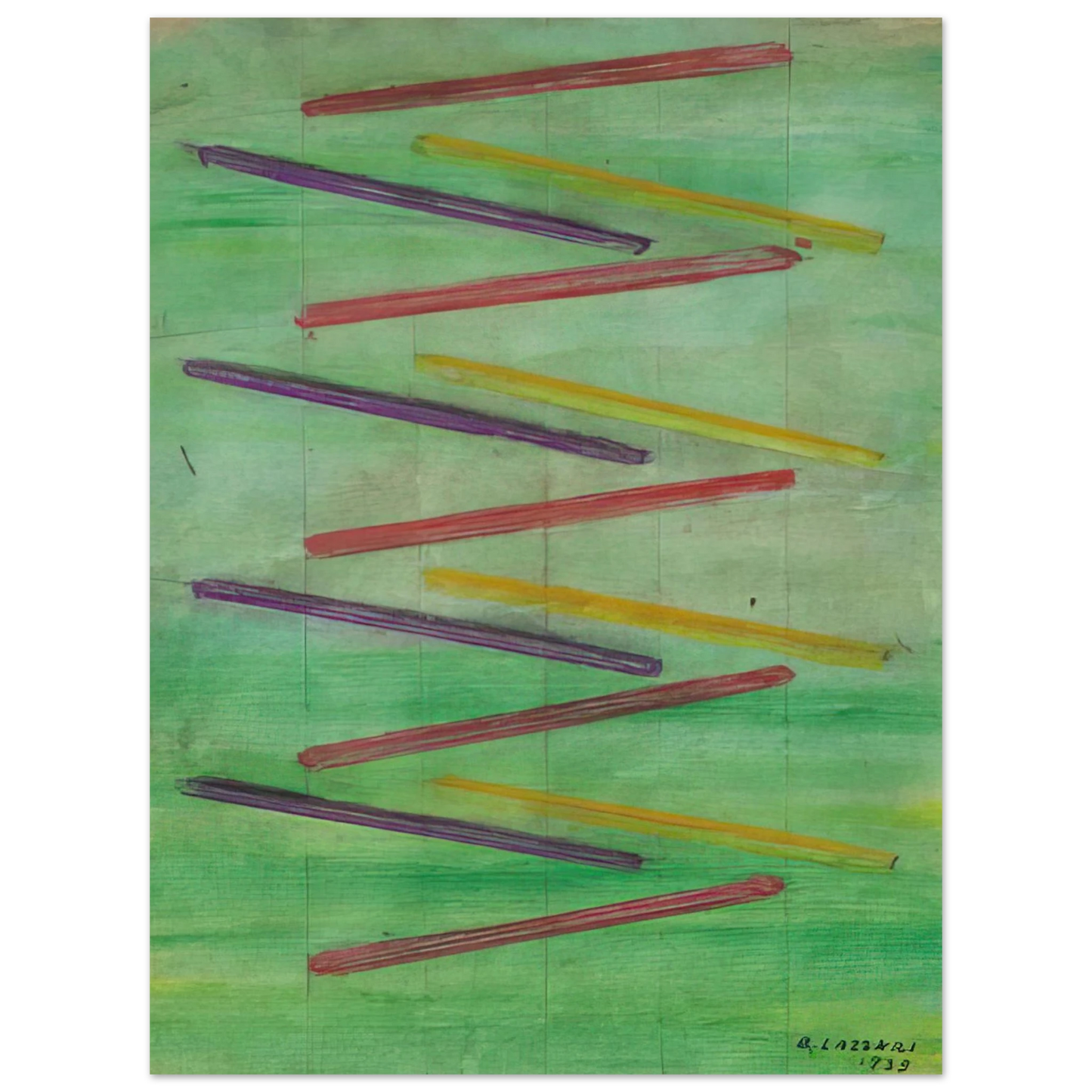 Bice Lazzari - Senza titolo - 1939 75x100 cm / 30x40inches Fine Art Poster