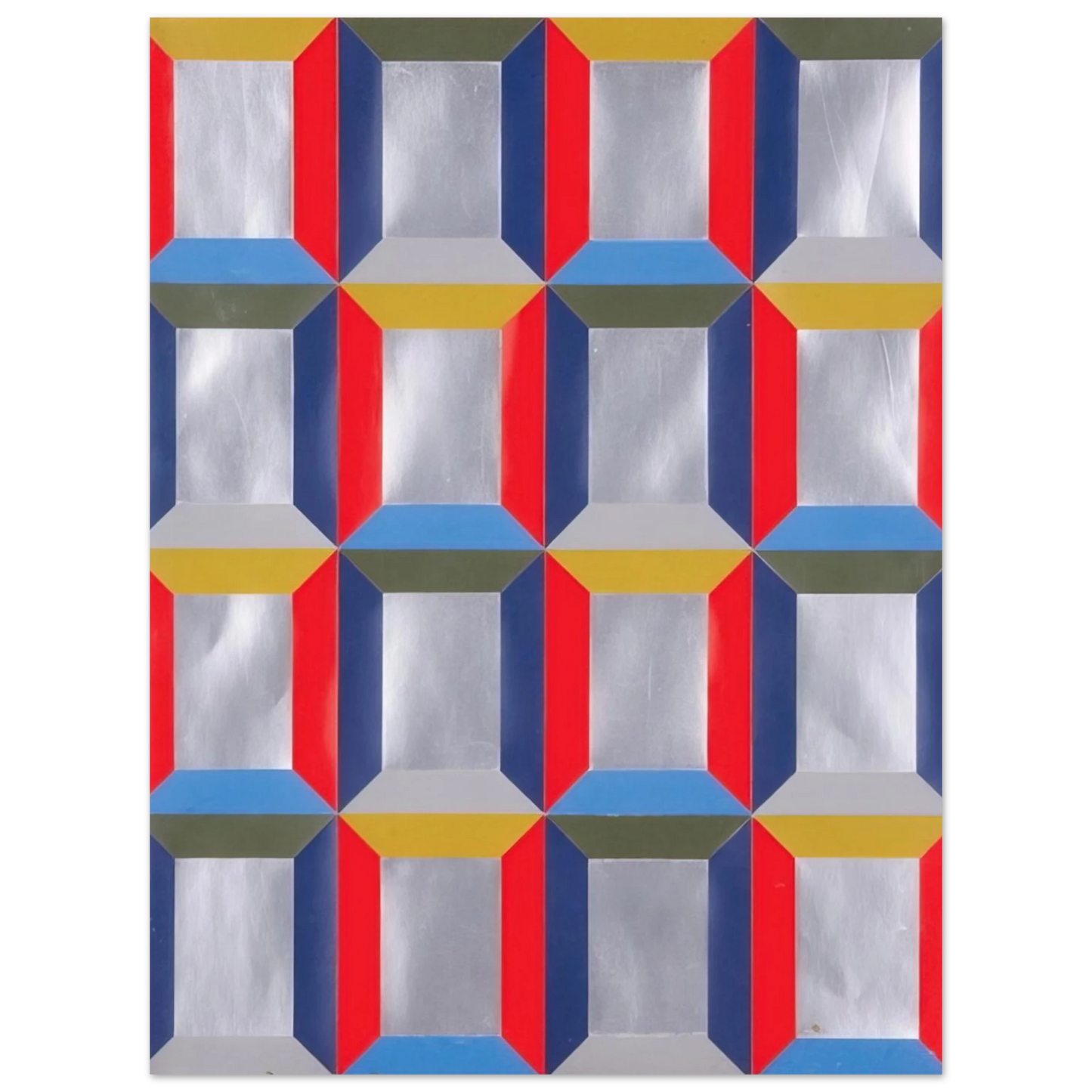 Miriam Schapiro - St. Marks 16 Frames - 1967 75x100 cm / 30x40inches Fine Art Poster