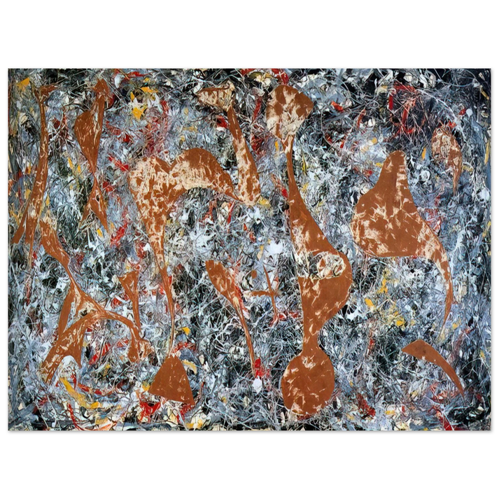 Jackson Pollock - NUMBER 7 OUT OF THE WEB 1949 75x100 cm / 30x40inches Fine Art Poster