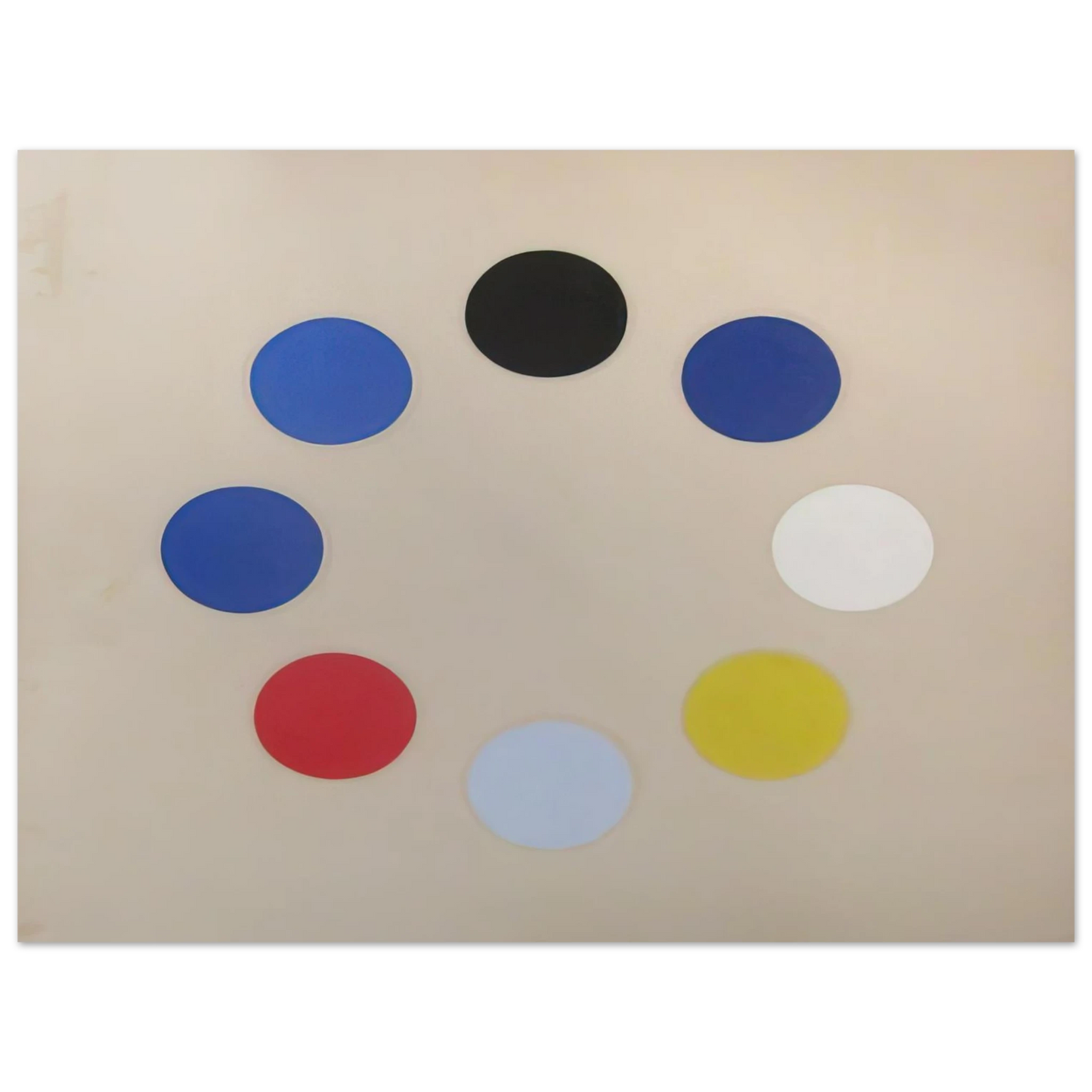 Thomas Downing - Untitled Black Star - 1965 75x100 cm / 30x40inches Fine Art Poster
