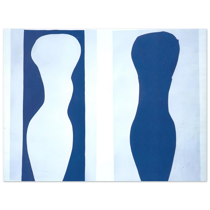 Henri Matisse - WHITE TORSO AND BLUE TORSO 1944 75x100 cm / 30x40inches Fine Art Poster
