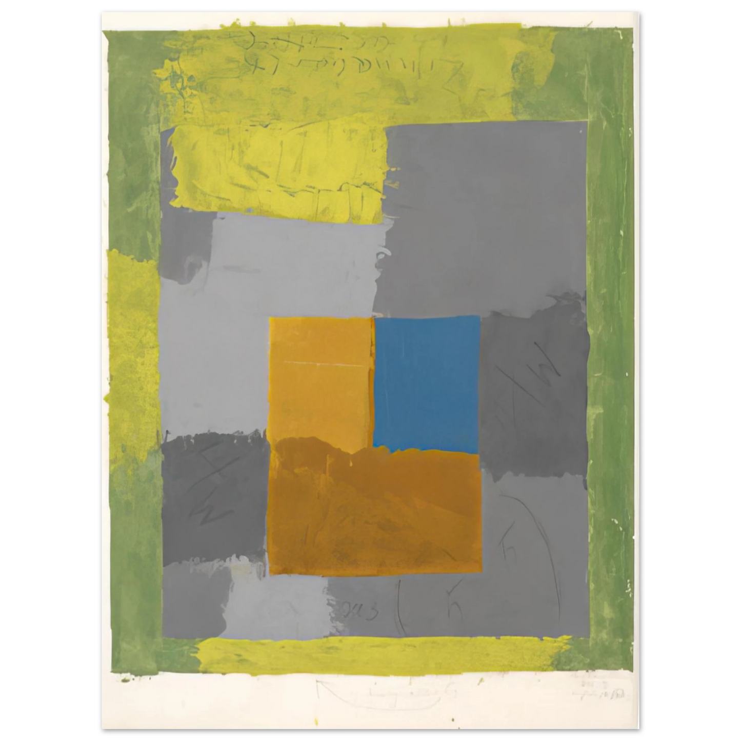 Josef Albers - STUDY FOR HOMAGE TO THE SQUARE 2 75x100 cm / 30x40inches Fine Art Poster