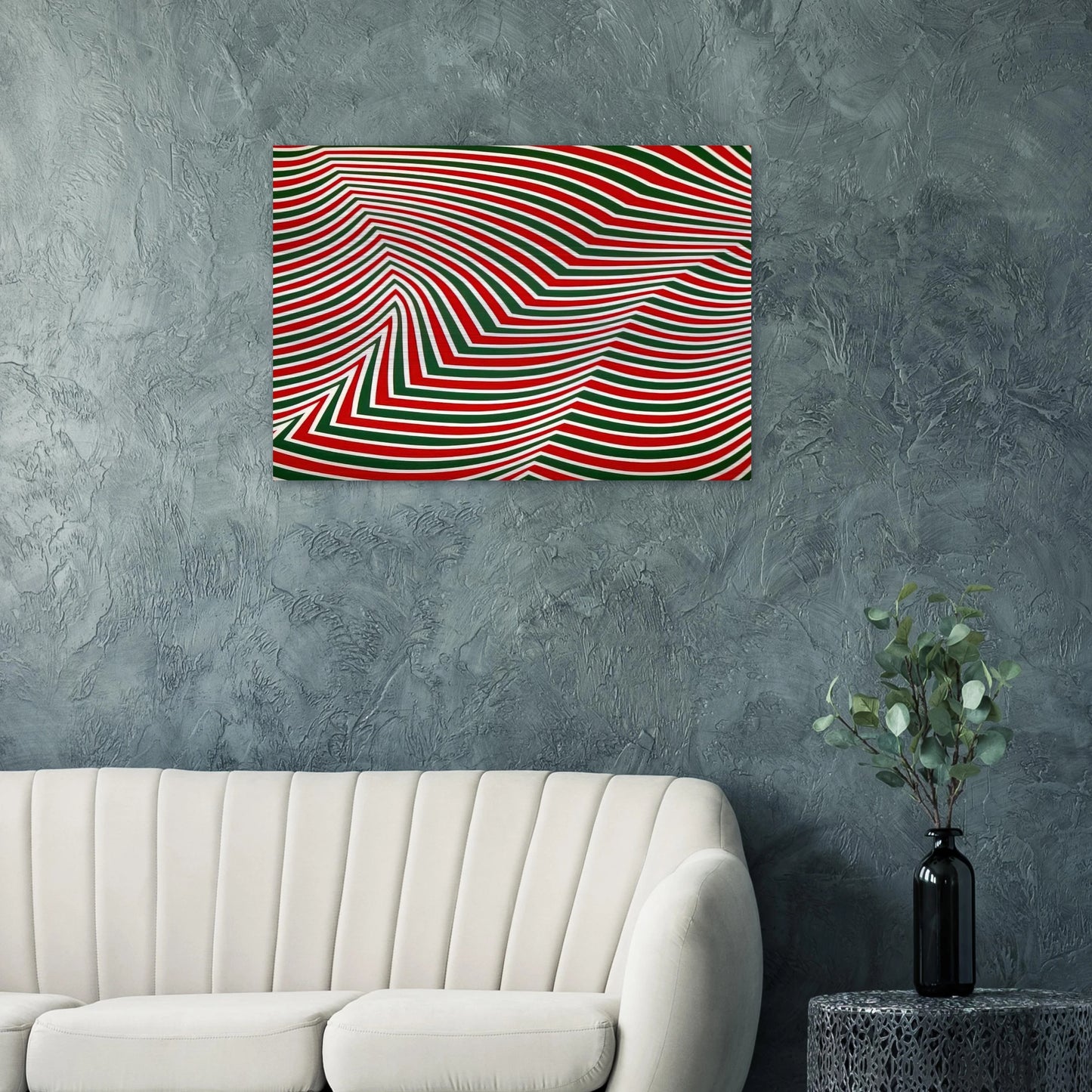 Swirling Retina - Marcel Barbeau Brushed Aluminum Print - 70x100 cm / 28x40 inches | Marcel Barbeau Aluminum Print | Marcel Barbeau Prints