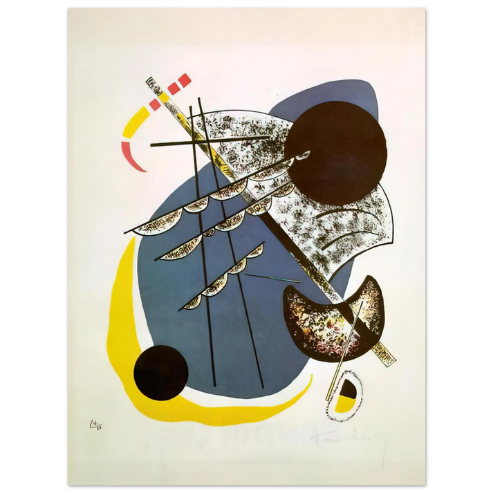 Wassily Kandinsky - SMALL WORLDS II 1922 75x100 cm / 30x40inches Fine Art Poster