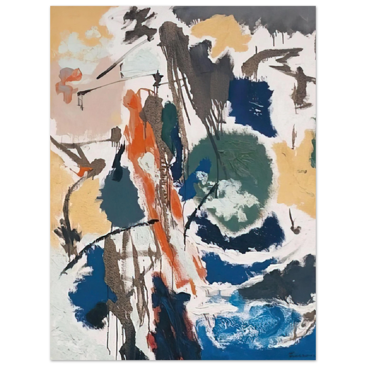 John Ferren - Outdoors - 1952 75x100 cm / 30x40inches Fine Art Poster