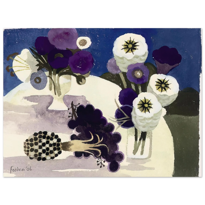 Mary Fedden - Blue - 2006 75x100 cm / 30x40inches Fine Art Poster