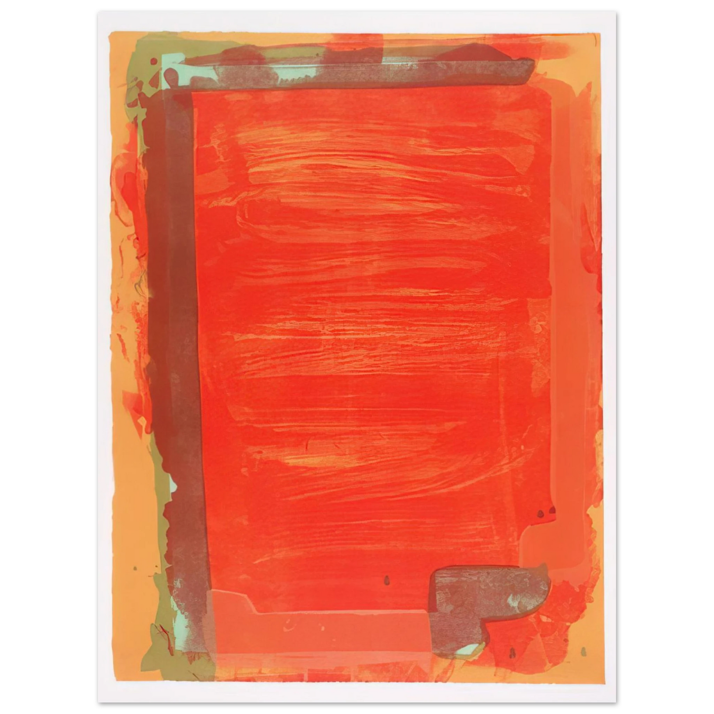John Hoyland - Untitled III - 1974 75x100 cm / 30x40inches Fine Art Poster
