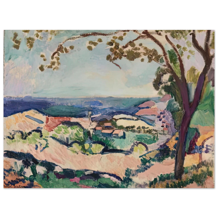 Henri Matisse - COLLIOURE LANDSCAPE 1906 75x100 cm / 30x40inches Fine Art Poster