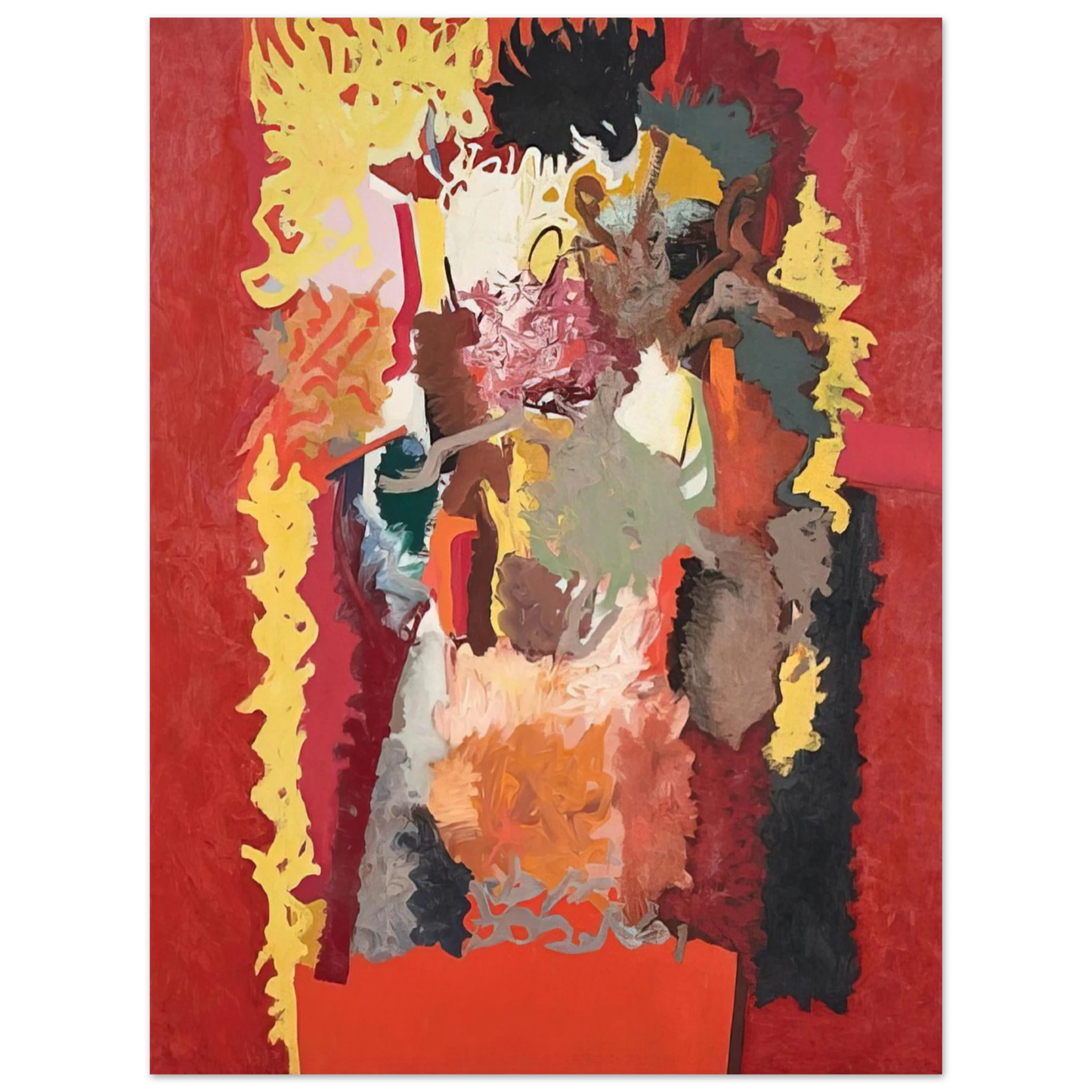 John Ferren - The Witch Doctor - 1963 75x100 cm / 30x40inches Fine Art Poster