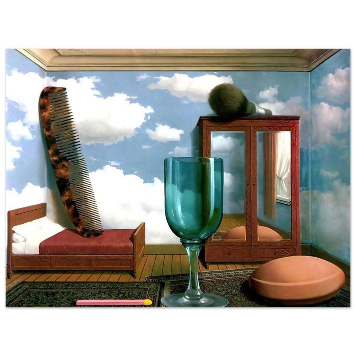 Rene Magritte - PERSONAL VALUES 1952 75x100 cm / 30x40inches Fine Art Poster