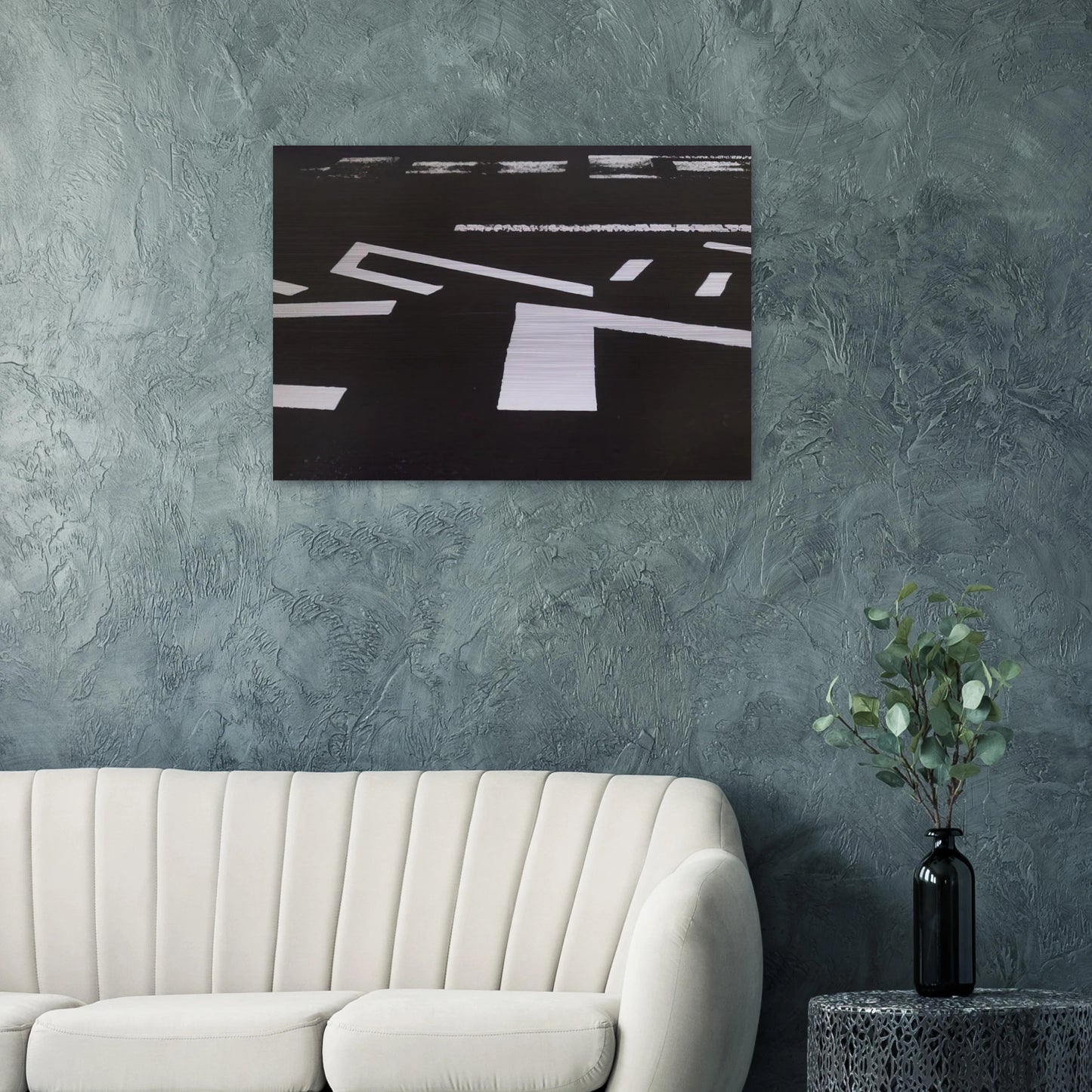 Untitled XVIII - 1981 - Nasreen Mohamedi Brushed Aluminum Print - 70x100 cm / 28x40 inches | Nasreen Mohamedi Aluminum Print | Nasreen Mohamedi Prints