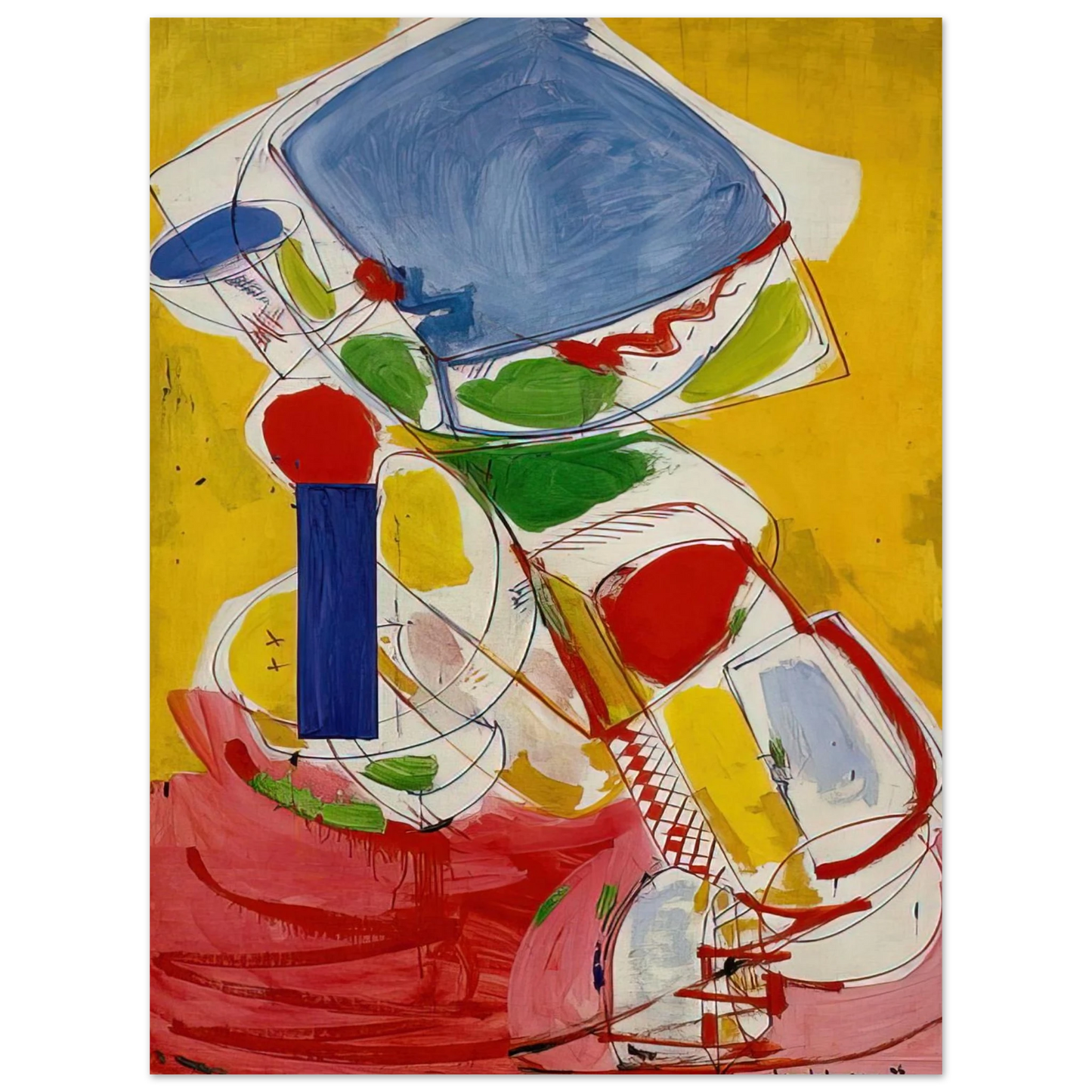 Hans Hofmann - Solstice 75x100 cm / 30x40inches Fine Art Poster