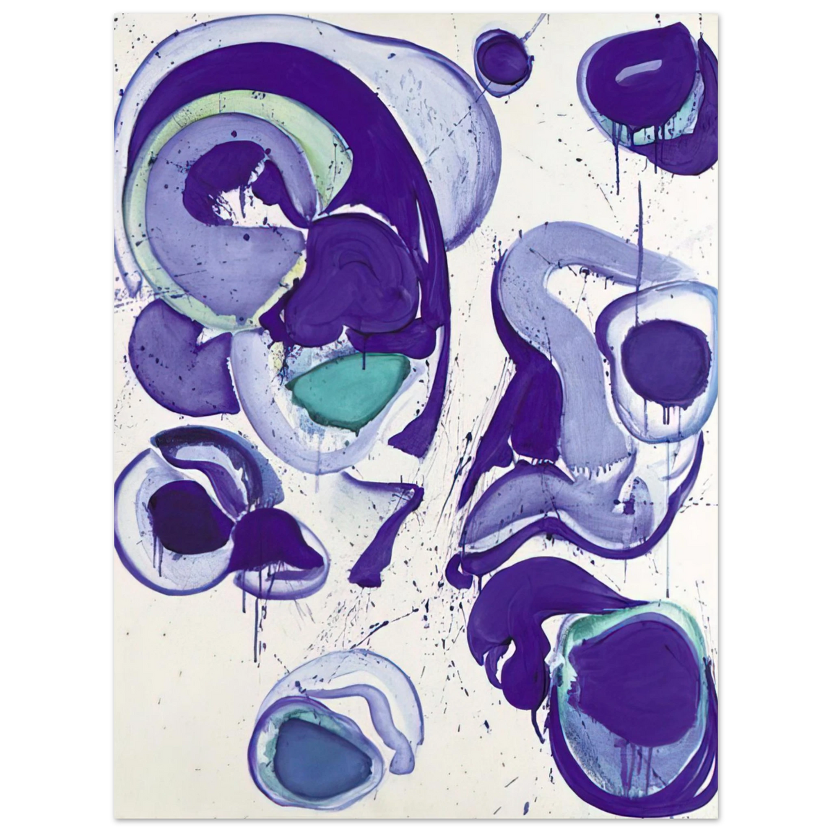 Sam Francis - Blue 75x100 cm / 30x40inches Fine Art Poster