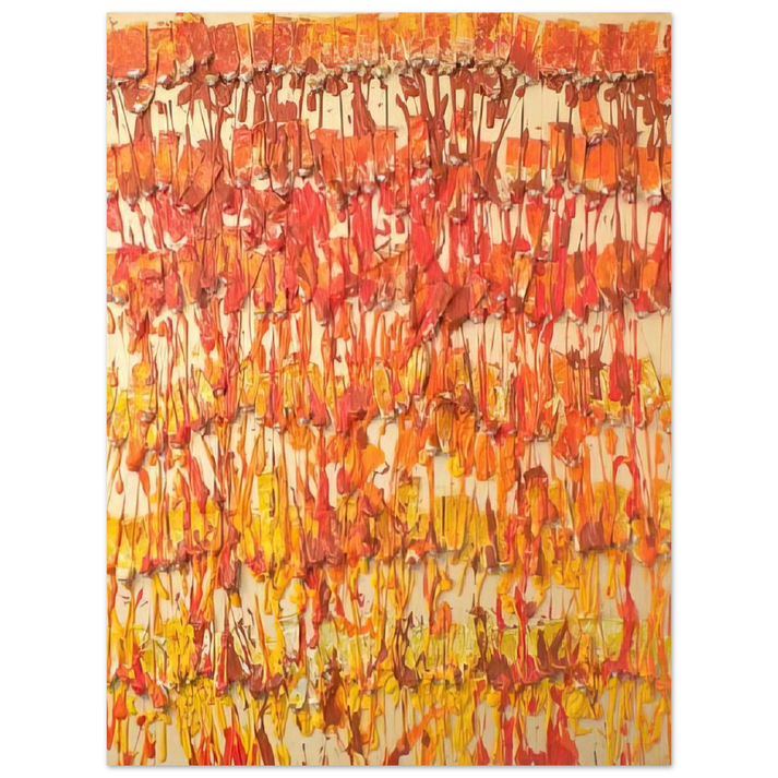 Arman - Dirty Painting - 1989 75x100 cm / 30x40inches Fine Art Poster