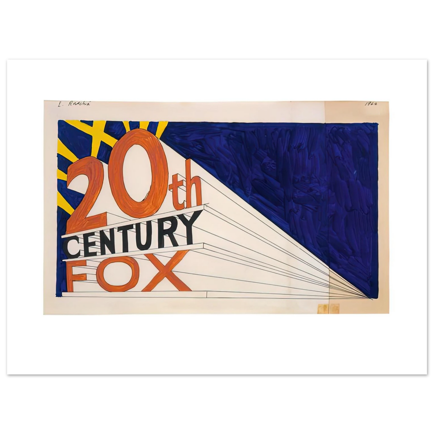 Edward Ruscha - TRADEMARK 7 1962 75x100 cm / 30x40inches Fine Art Poster