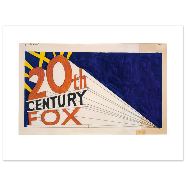 Edward Ruscha - TRADEMARK 7 1962 75x100 cm / 30x40inches Fine Art Poster