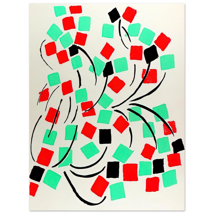 Sonia Delaunay - COMPOSITION 31 75x100 cm / 30x40inches Fine Art Poster