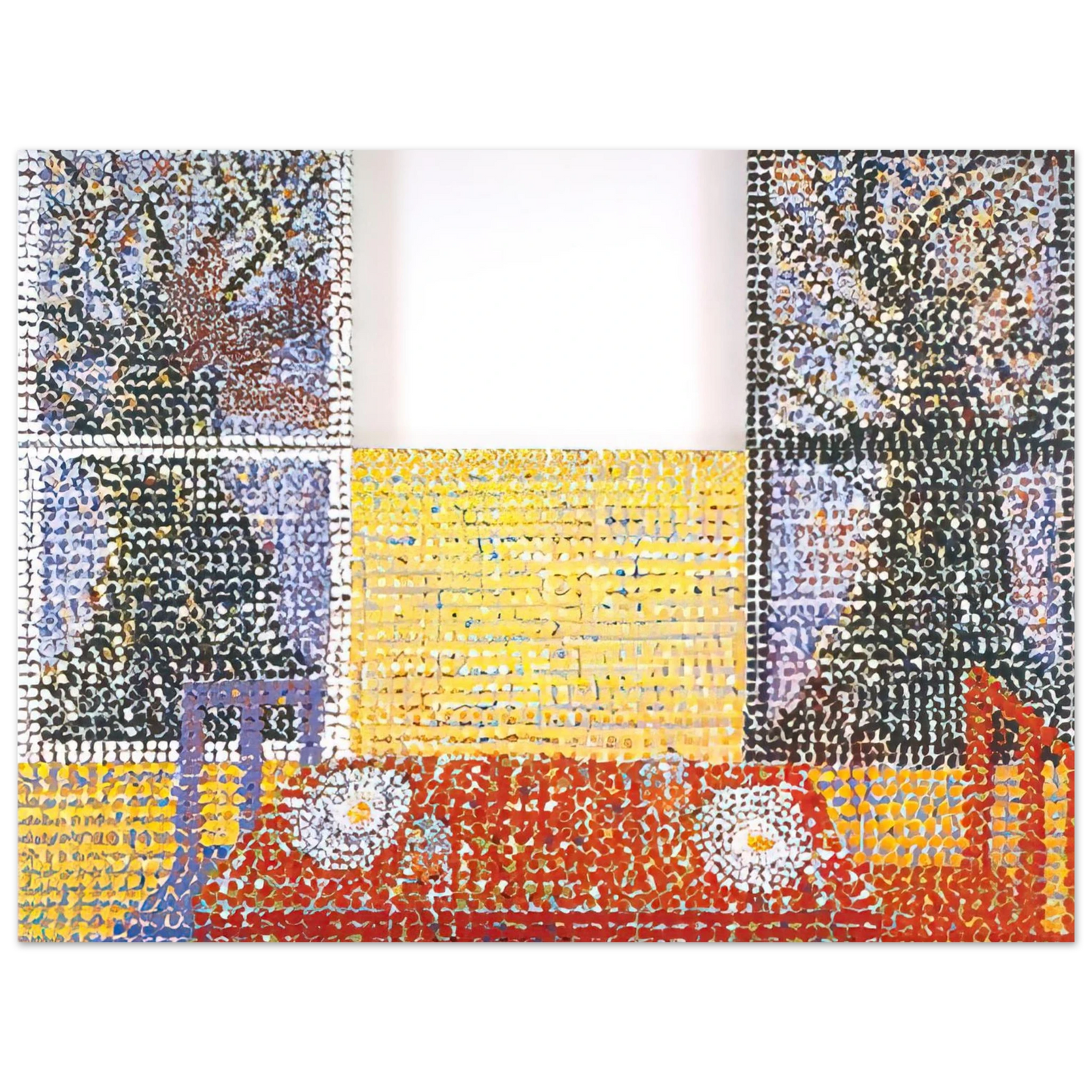 Jennifer Bartlett - Table - 2001 75x100 cm / 30x40inches Fine Art Poster