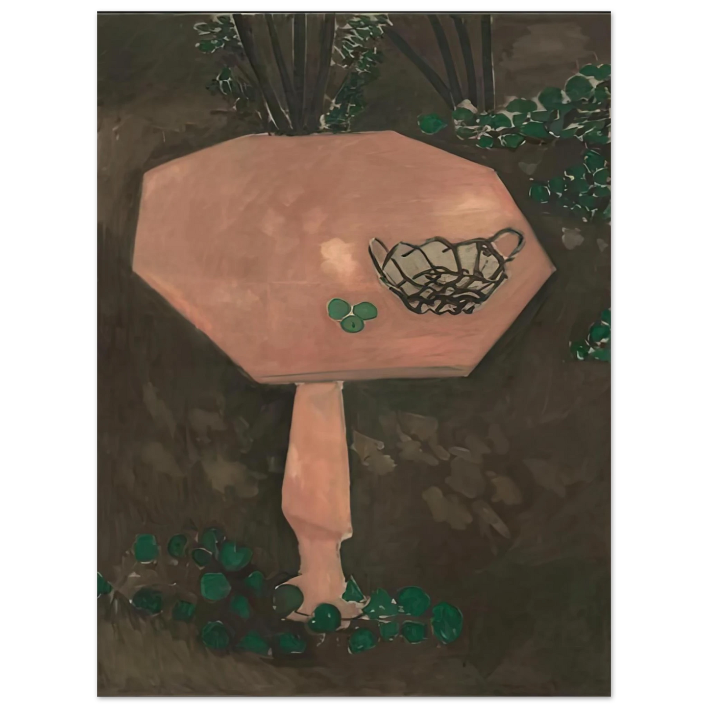 Henri Matisse - THE ROSE MARBLE TABLE 1917 75x100 cm / 30x40inches Fine Art Poster