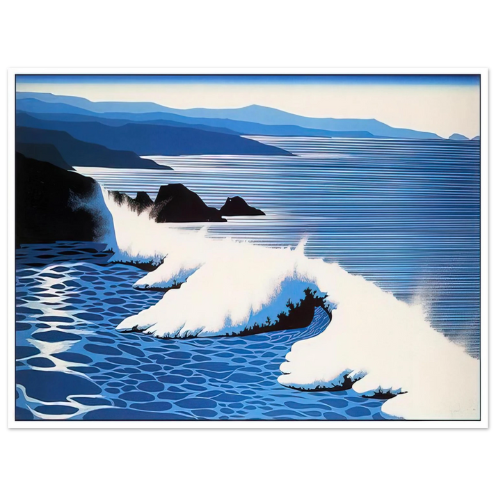 Eyvind Earle - The Wave 75x100 cm / 30x40inches Fine Art Poster
