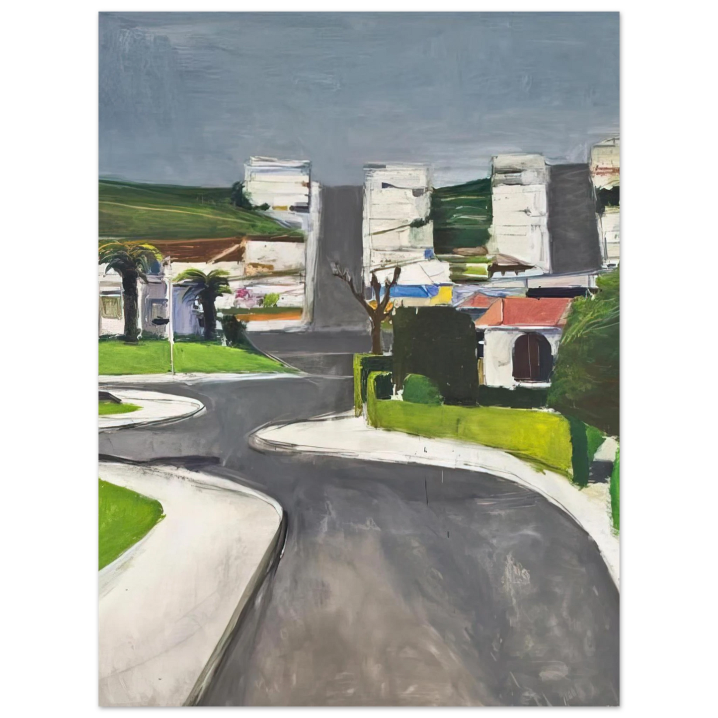 Richard Diebenkorn - Ingleside 75x100 cm / 30x40inches Fine Art Poster