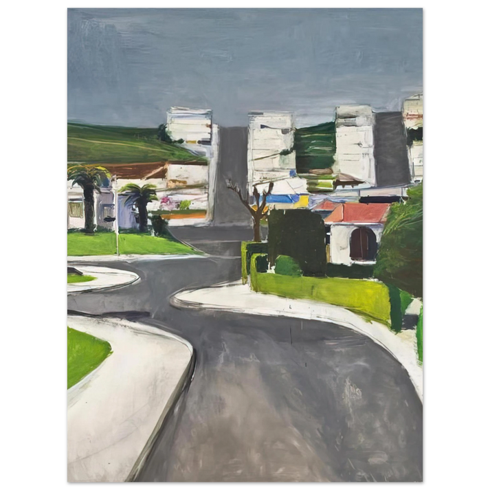 Richard Diebenkorn - Ingleside 75x100 cm / 30x40inches Fine Art Poster