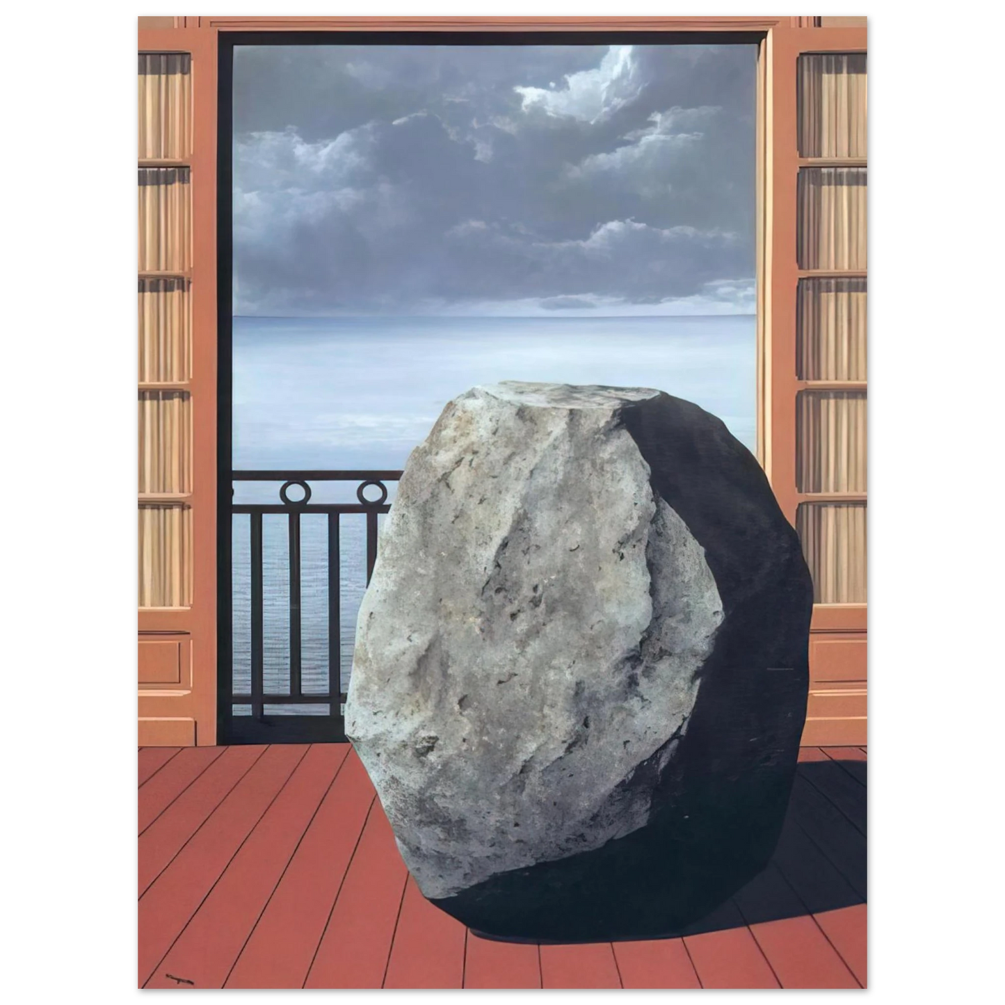 Rene Magritte - INVISIBLE WORLD 1954 75x100 cm / 30x40inches Fine Art Poster